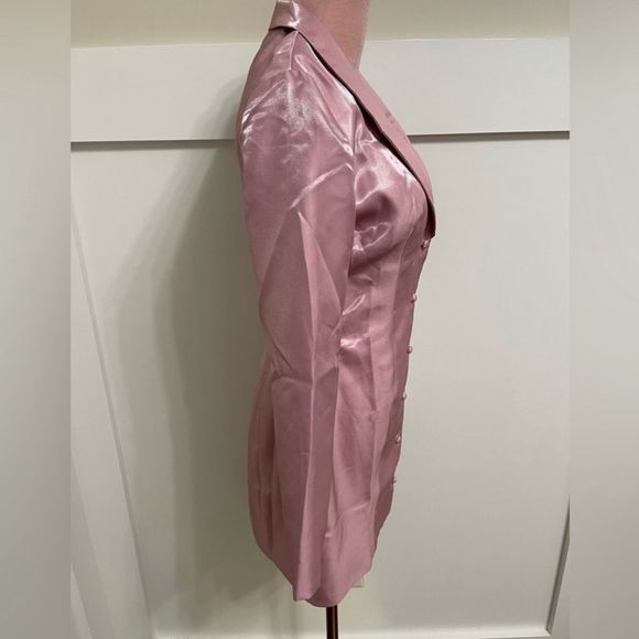 NWT Naked Wardrobe pink blazer cut out dress - Picture 6 of 7
